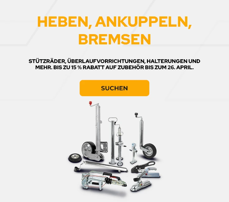 Heben, ankuppeln, bremsen